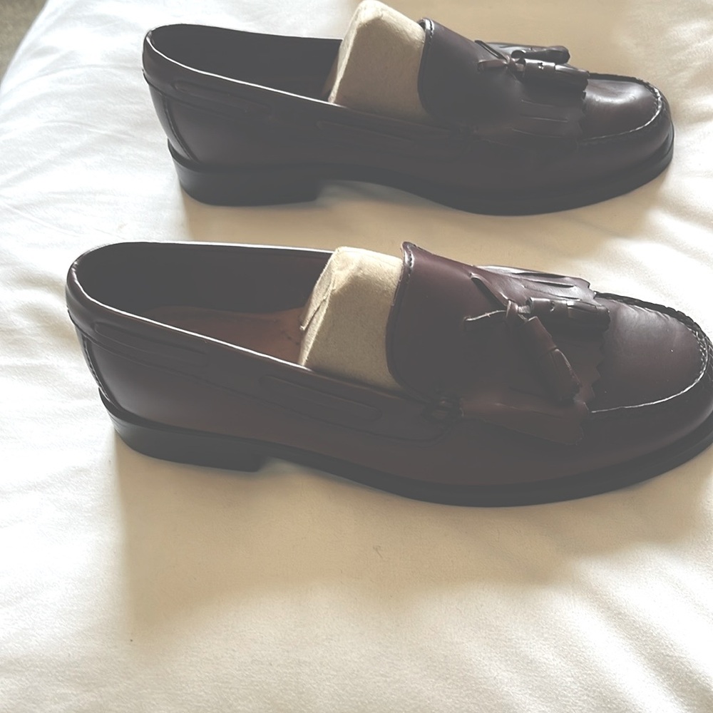 Classic Brown Leather Loafers